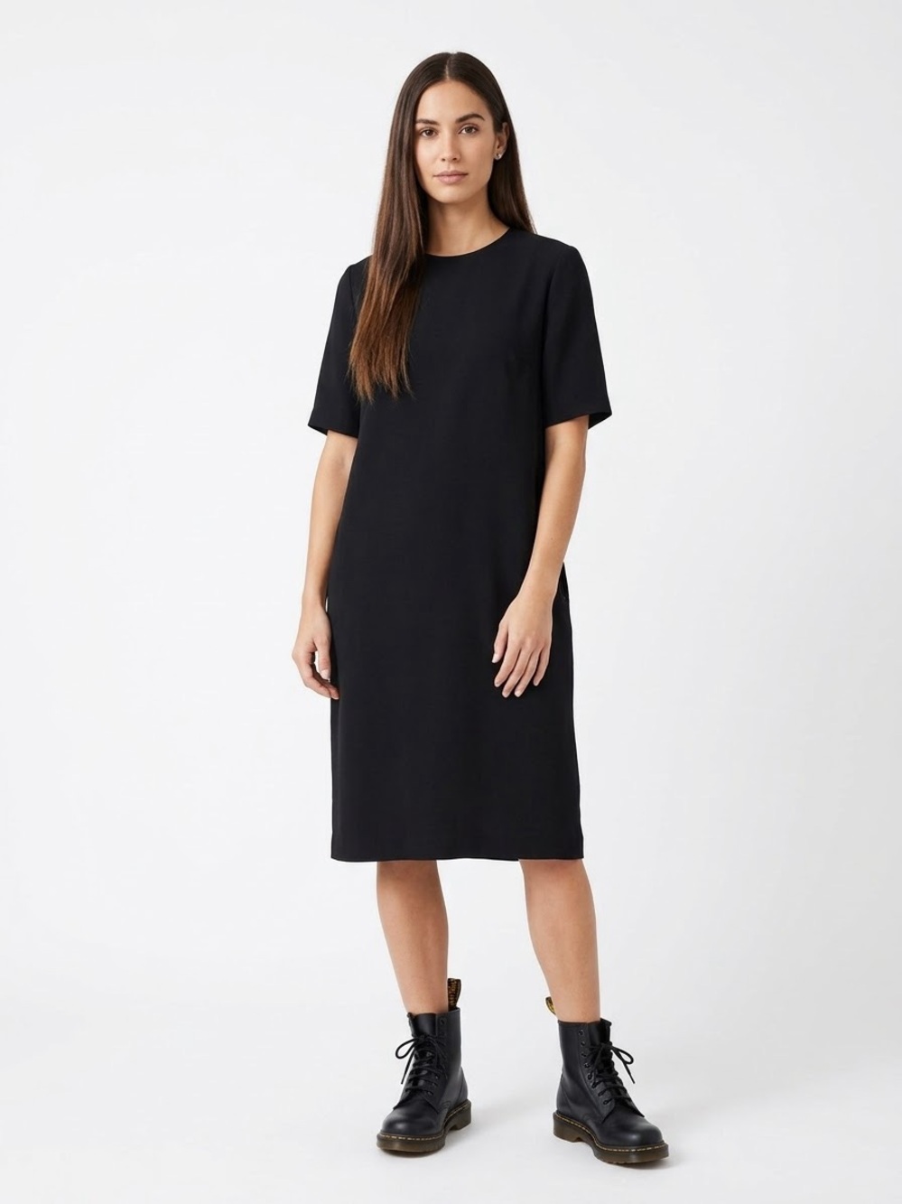 Vintage Studio Collection Black Shift Dress | Size 14 | Made in USA ILGWU Union